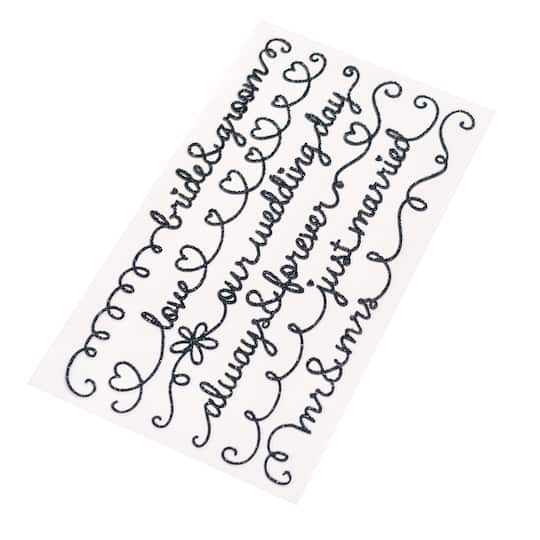 Script Wedding Border Stickers by Recollections&#x2122;
